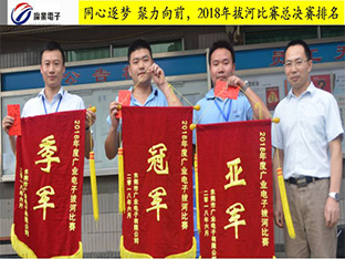 同心逐夢，聚力向前，廣業(yè)電子2018年度拔河比賽圓滿舉行
